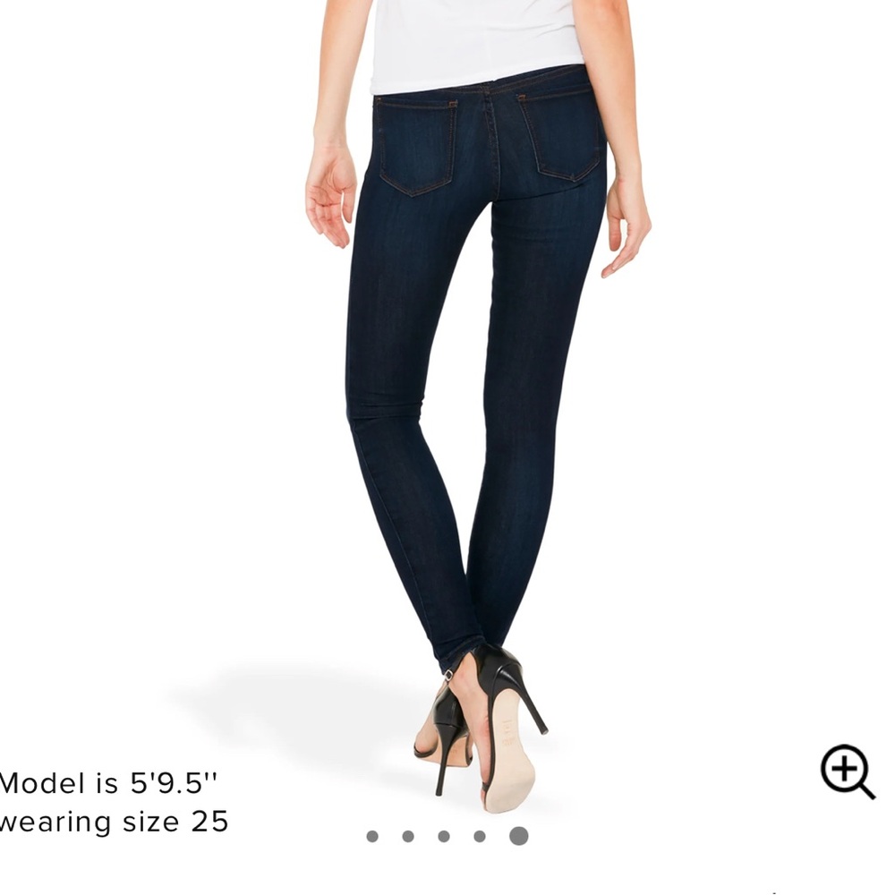 Mott & Bow Mid Rise Skinny Vestry Jean with Diagonal Hem. - Picture 2 of 10